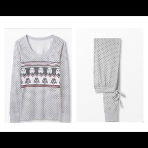 Women Star Wars Fairisle Pajama Sets S